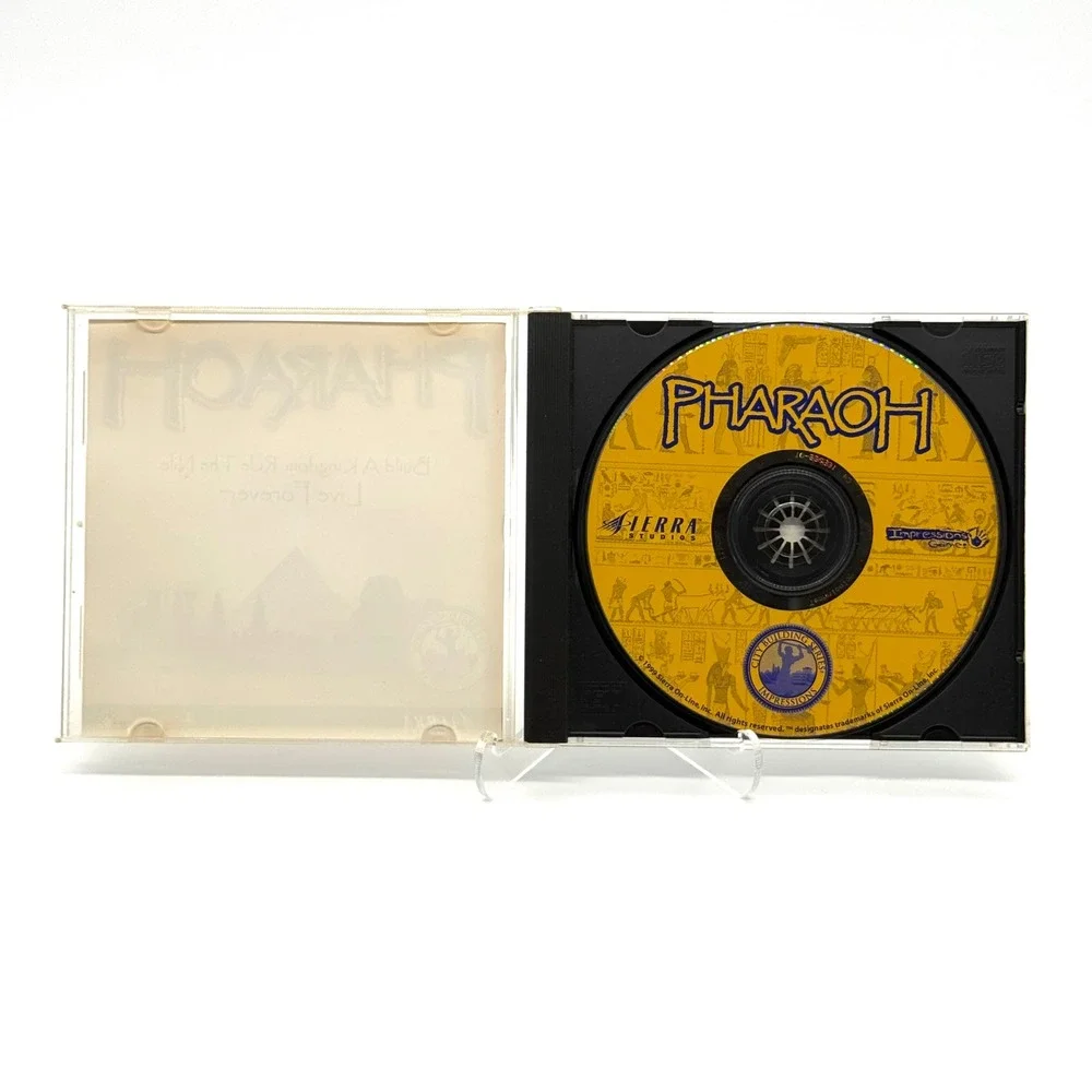 Pharaoh PC CD-ROM Game 1999 Sierra Impressions City Building Strategy